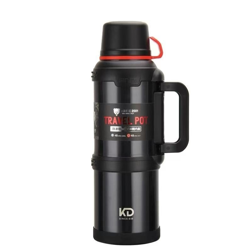 Travel 4 Litre Paslanmaz çelik Vacuum Termos 48 Saat Soğuk Dağcı Aile Boyu