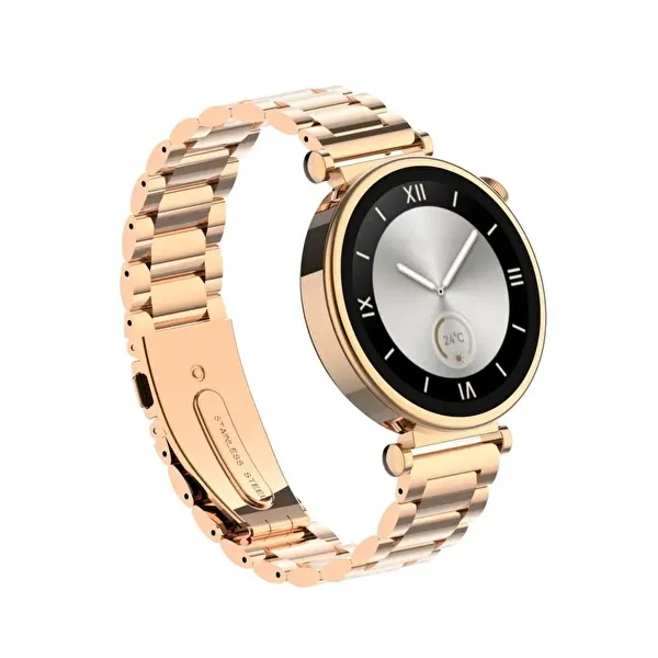 Haino Teko Germany RW-43 Amoled Ekran 3 Kordon Bileklik Hediyeli Kadın Akıllı Saat