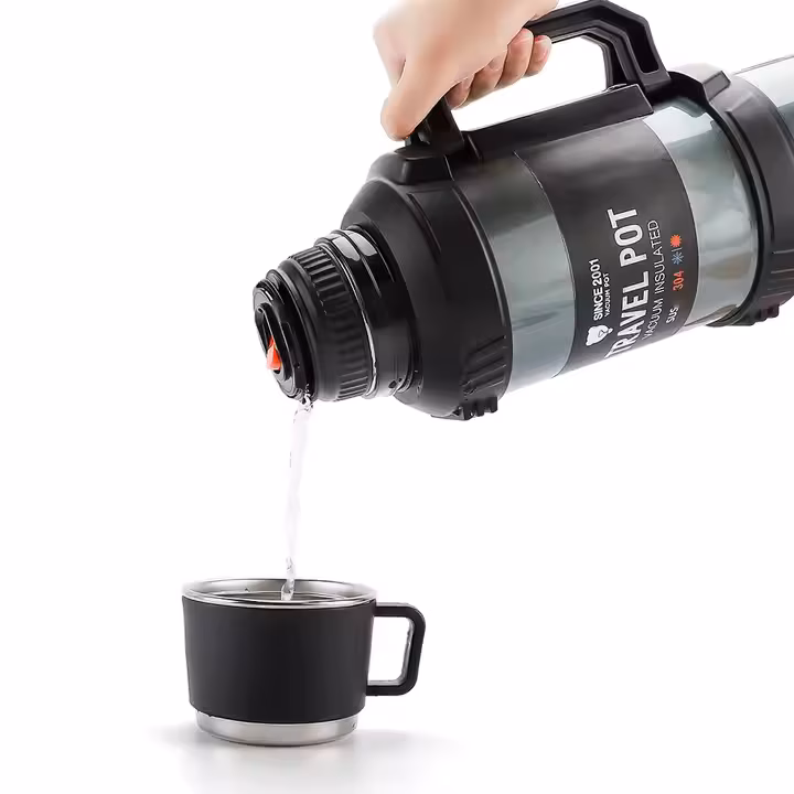 Travel 4 Litre Paslanmaz çelik Vacuum Termos 48 Saat Soğuk Dağcı Aile Boyu